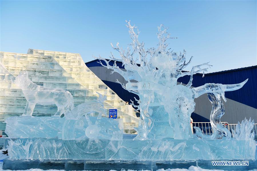 CHINA-HARBIN-ICE SCULPTURE CONTEST (CN)