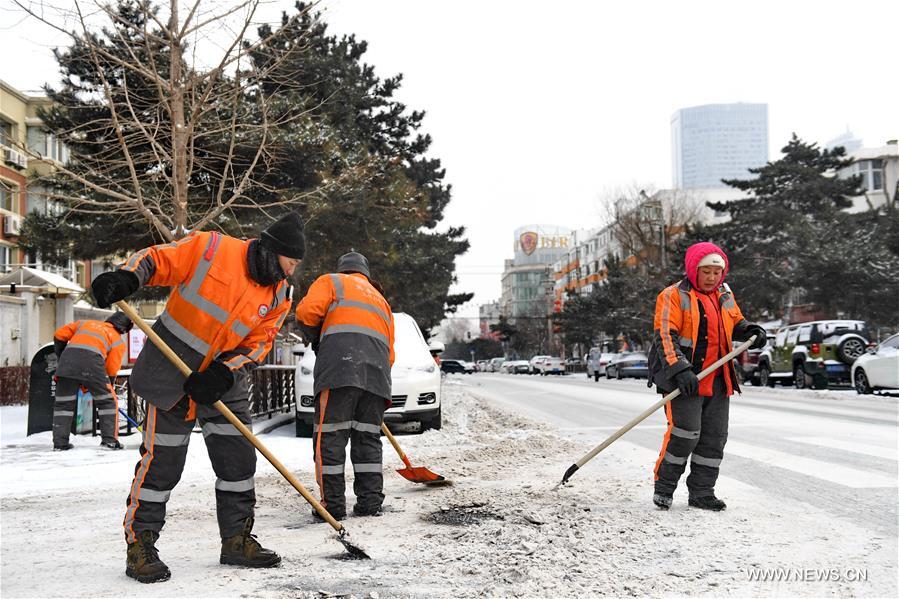 CHINA-CHANGCHUN-SNOWFALL (CN)