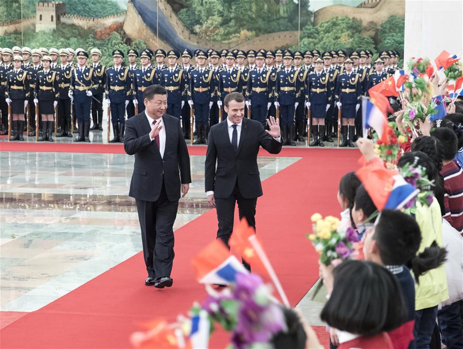 CHINA-BEIJING-XI JINPING-FRANCE-MACRON-TALKS (CN)