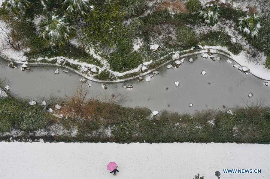 CHINA-CHANGSHA-SNOWFALL(CN)