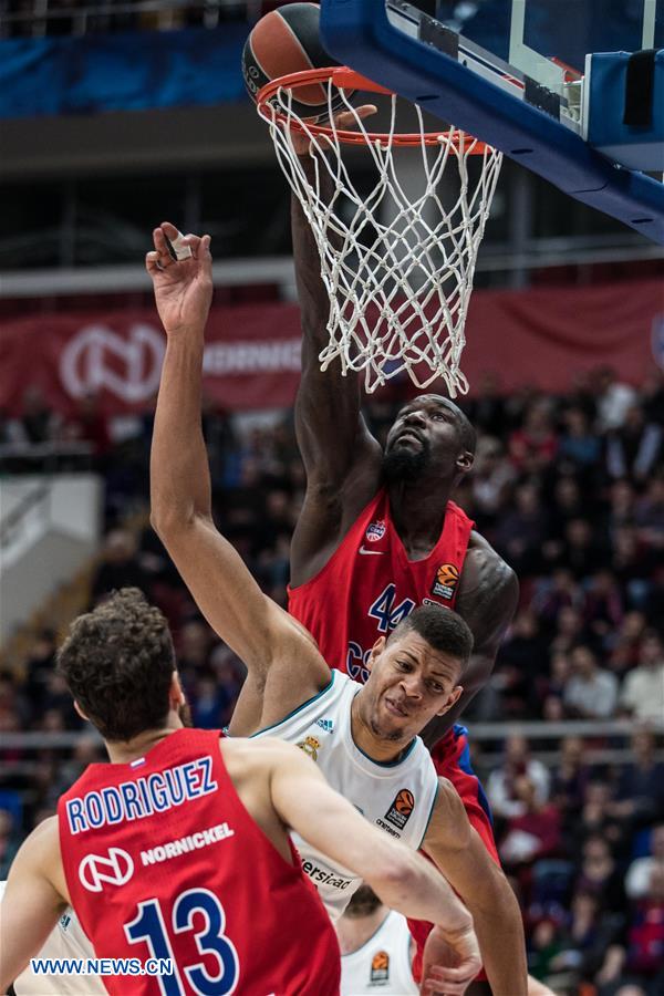 (SP)RUSSIA-MOSCOW-EUROLEAGUE-CSKA VS REAL MADRID