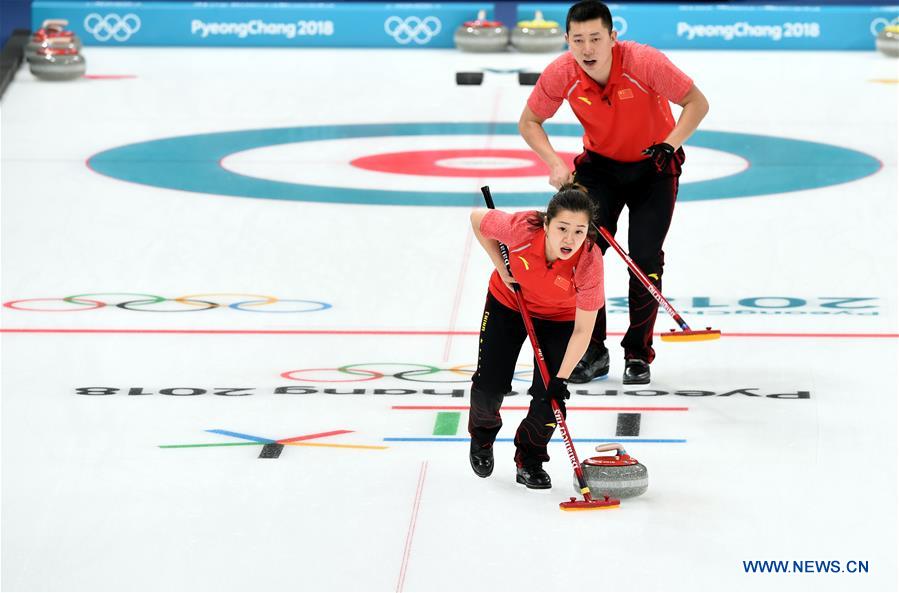 (SP)OLY-SOUTH KOREA-PYEONGCHANG-CURLING-MIXED DOUBLES-CHN VS USA