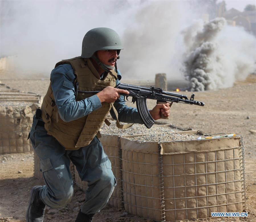 AFGHANISTAN-HELMAND-LASHKAR GAH-MILITARY TRAINING