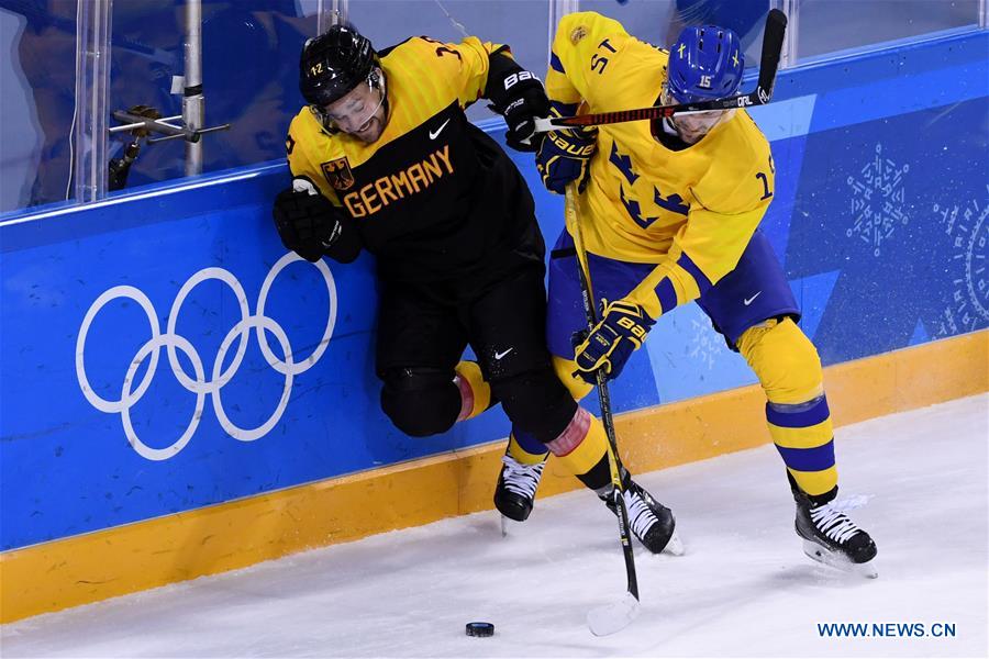 (SP)OLY-SOUTH KOREA-PYEONGCHANG-ICE HOCKEY-MEN-QUARTERFINAL-GER VS SWE