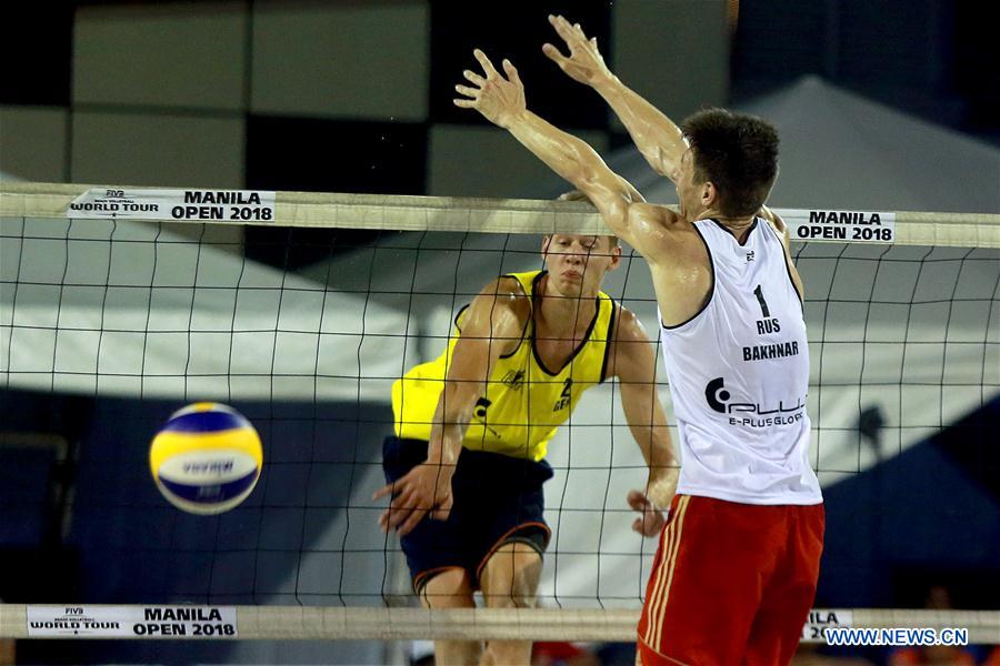 (SP)PHILIPPINES-MANILA-BEACH VOLLEYBALL-FIVB WORLD TOUR-MEN'S FINAL-GERMANY VS RUSSIA