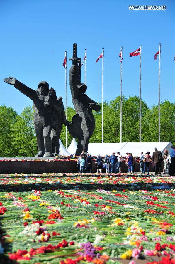 LATVIA-RIGA-VICTORY DAY-COMMEMORATION