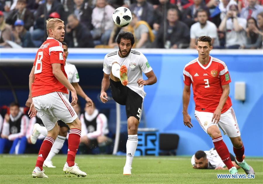 (SP)RUSSIA-SAINT PETERSBURG-2018 WORLD CUP-GROUP A-RUSSIA VS EGYPT