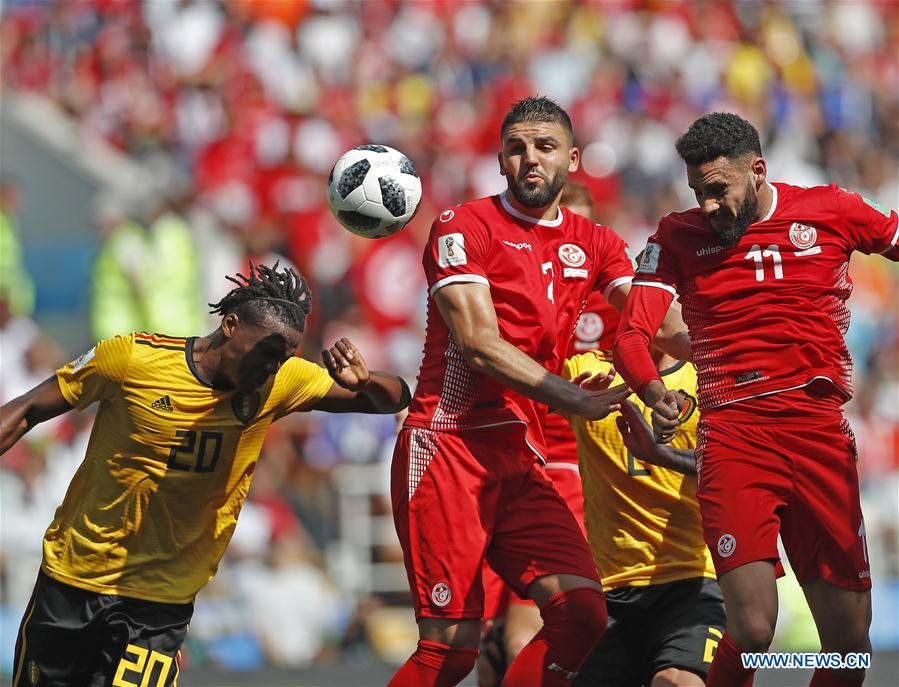 (SP)RUSSIA-MOSCOW-2018 WORLD CUP-GROUP G-BELGIUM VS TUNISIA