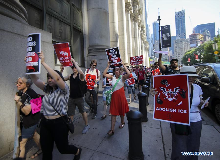 U.S.-NEW YORK-ANTI DEPORTATION PROTEST