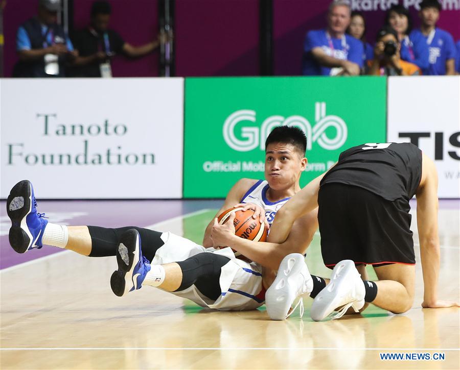 (SP)INDONESIA-JAKARTA-ASIAN GAMES-BASKETBALL-CHINESE TAIPEI VS JAPAN