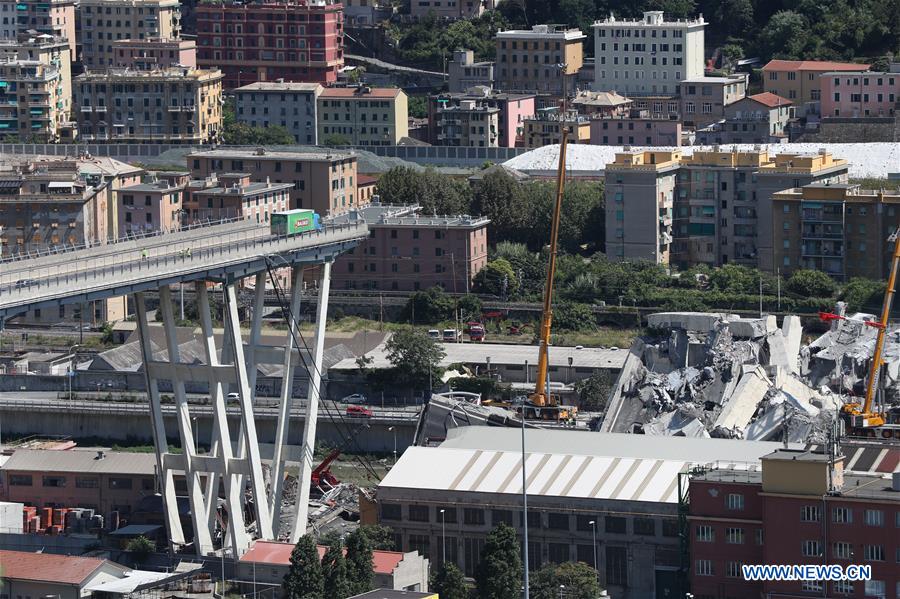 ITALY-GENOA-BRIDGE COLLAPSE