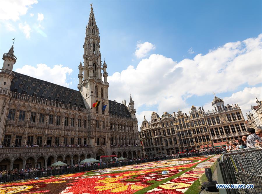 BELGIUM-BRUSSELS-FLOWER CARPET 2018