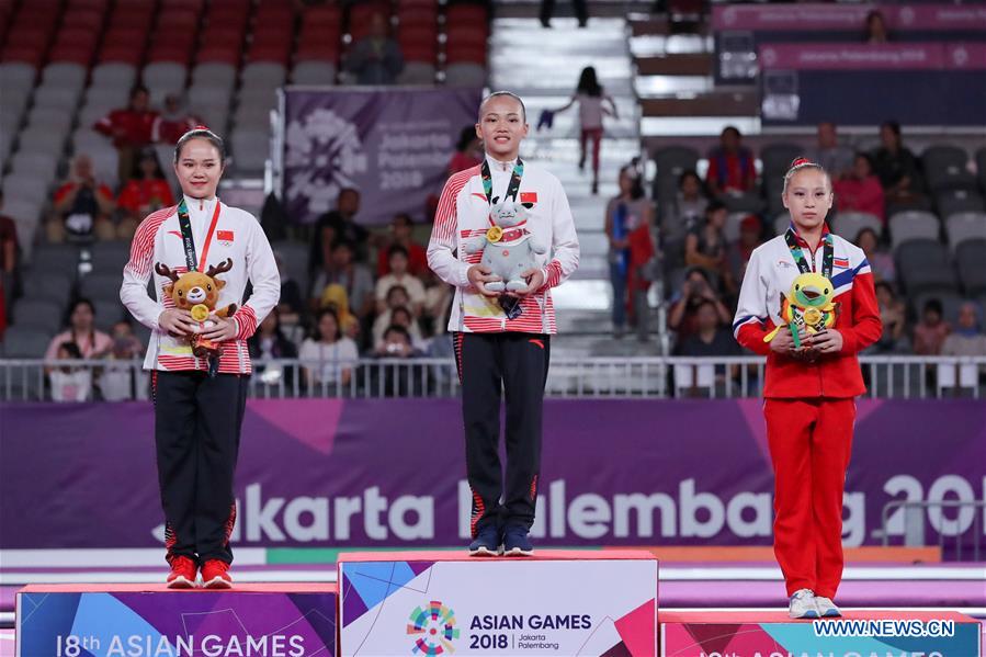 (SP)INDONESIA-JAKARTA-ASIAN GAMES-ARTISTIC GYMNASTICS