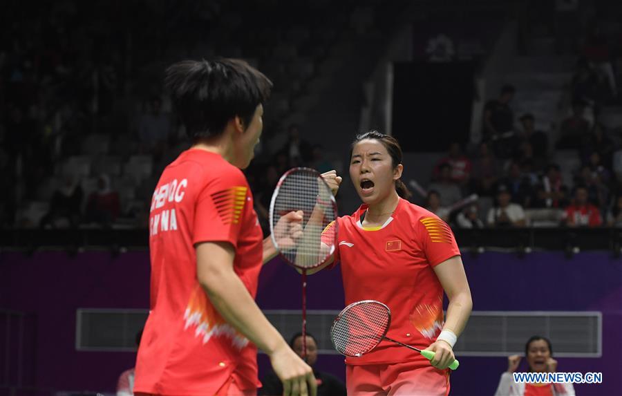 (SP)INDONESIA-JAKARTA-ASIAN GAMES-BADMINTON-WOMEN'S TEAM FINAL