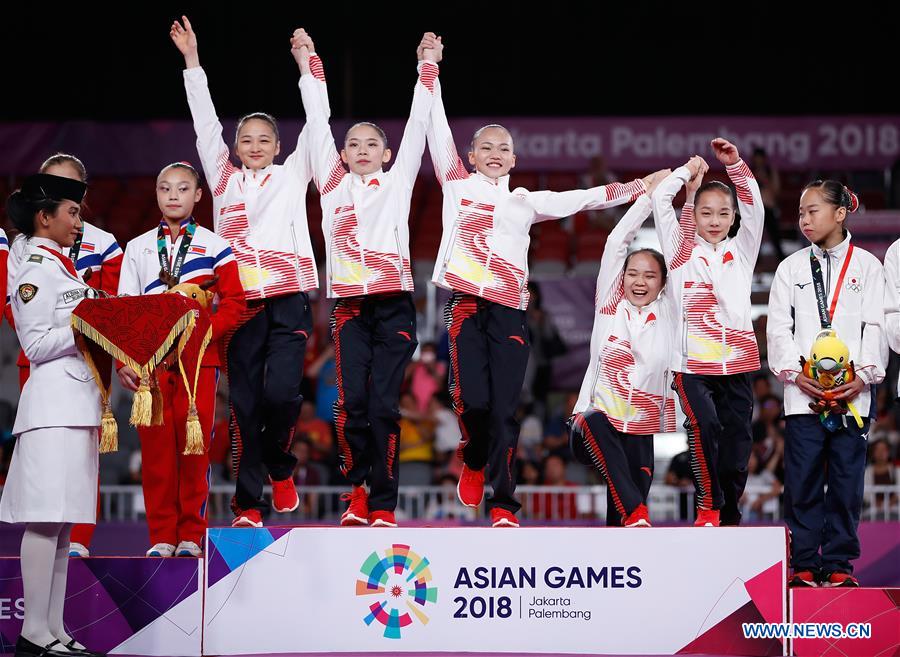 (SP)INDONESIA-JAKARTA-ASIAN GAMES-ARTISTIC GYMNASTICS