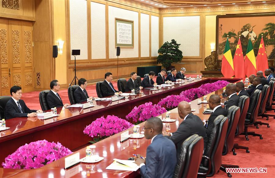 CHINA-BEIJING-XI JINPING-BENINESE PRESIDENT-MEETING (CN)