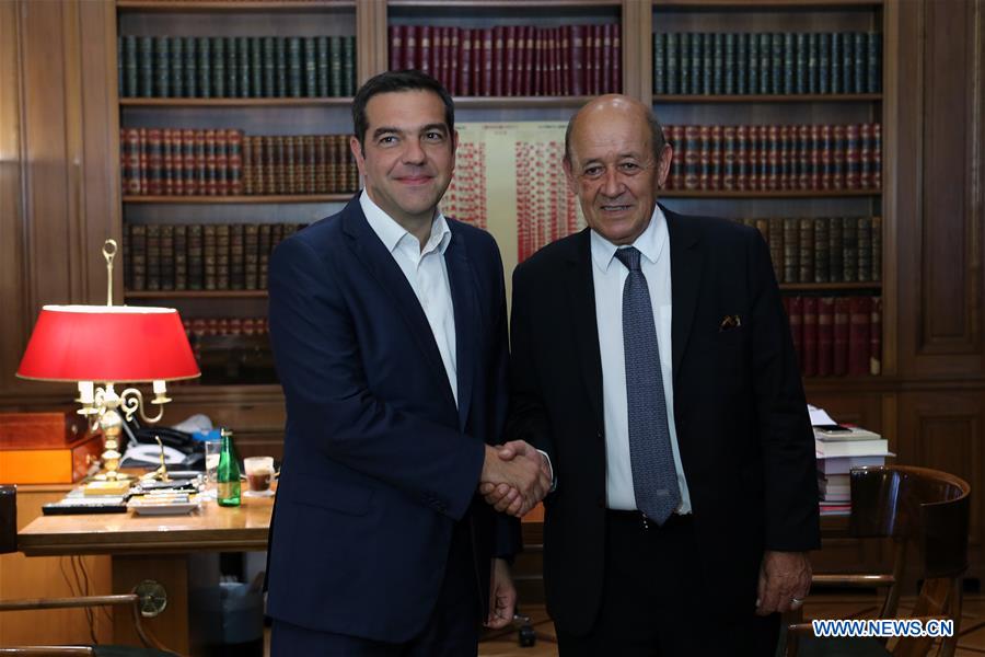 GREECE-ATHENS-FRANCE-FM-VISIT