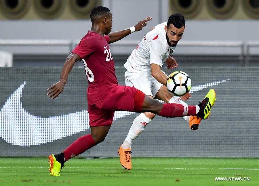 (SP)QATAR-DOHA-SOCCER-FRIENDLY MATCH-QATAR VS PALESTINE