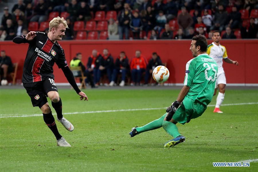 (SP)GERMANY-LEVERKUSEN-SOCCER-UEFA EUROPA LEAGUE-AEK LARNACA VS BAYER 04 LEVERKUSEN