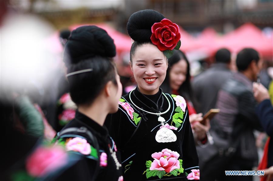 #CHINA-GUIZHOU-MIAO ETHNIC GROUP-NEW YEAR-CELEBRATION (CN) 