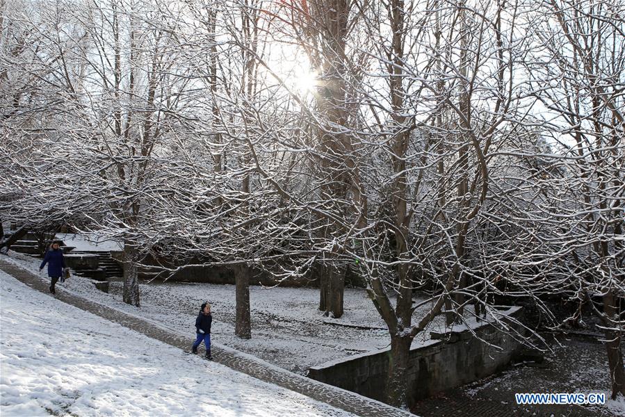 TURKEY-ANKARA-WEATHER-SNOW