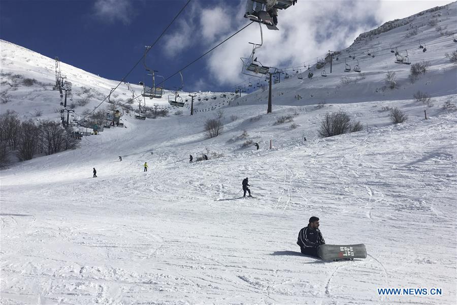 MIDEAST-GOLAN HEIGHTS-MOUNT HERMON-SNOW SPORTS