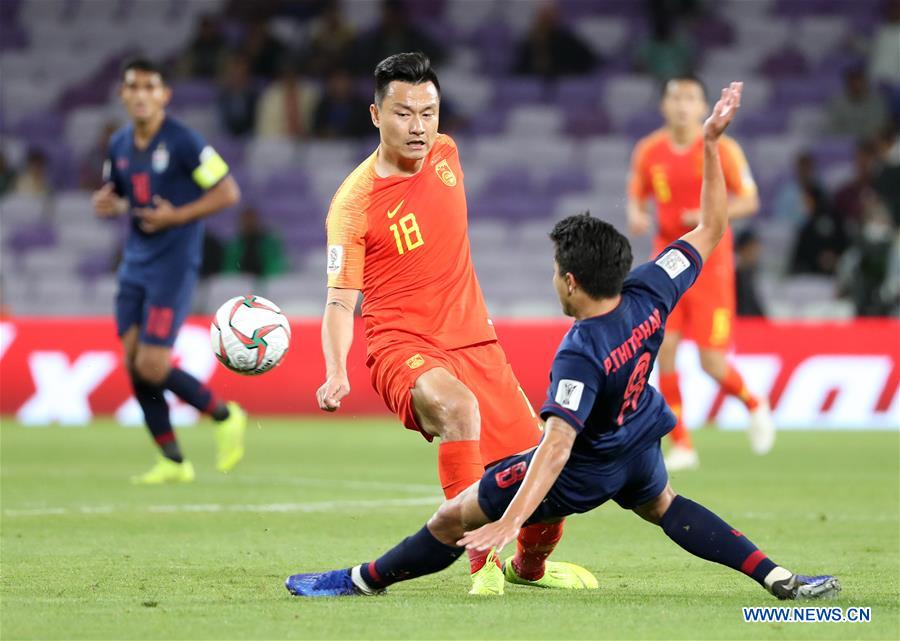 (SP)UAE-AL AIN-SOCCER-AFC ASIAN CUP 2019-CHN VS THA