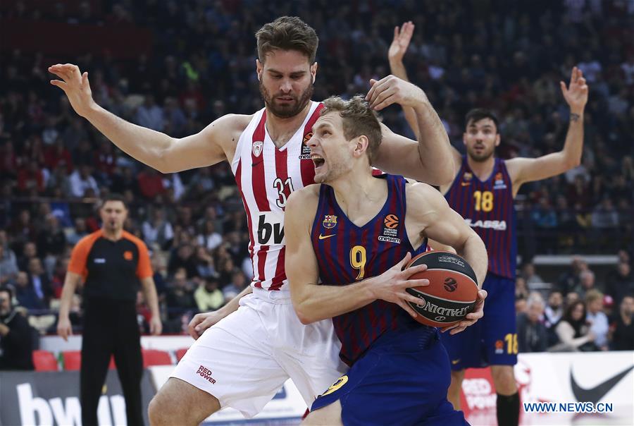 (SP)GREECE-ATHENS-BASKETBALL-EUROLEAGUE-OLYMPIACOS-BARCELONA LASSA