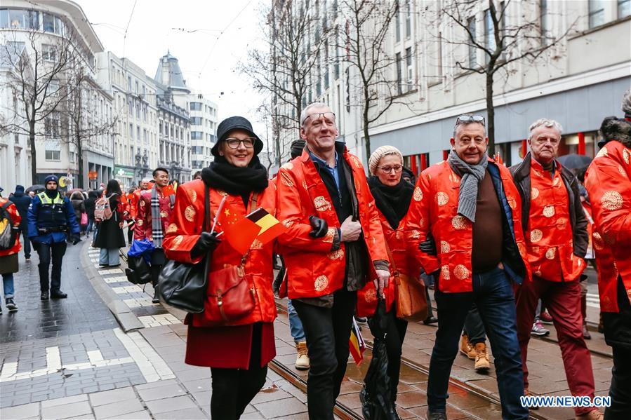 BELGIUM-ANTWERP-CHINESE LUNAR NEW YEAR-PARADE