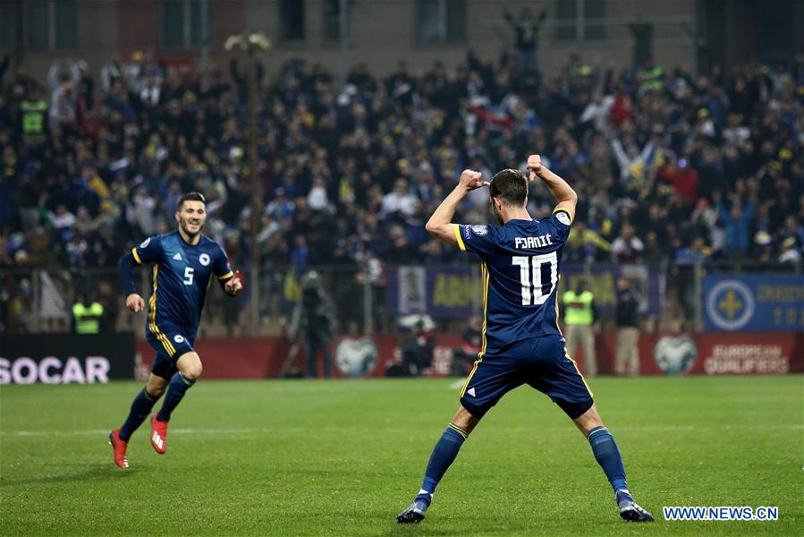 (SP)BOSNIA AND HERZEGOVINA-ZENICA-UEFA EURO 2020 QUALIFICATION-GROUP J-BIH VS GREECE