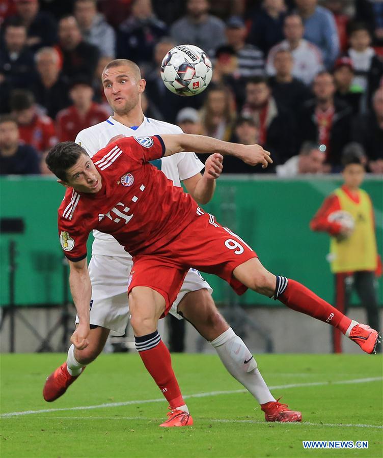 (SP)GERMANY-MUNICH-SOCCER-GERMAN CUP-BAYERN MUNICH VS HEIDENHEIM