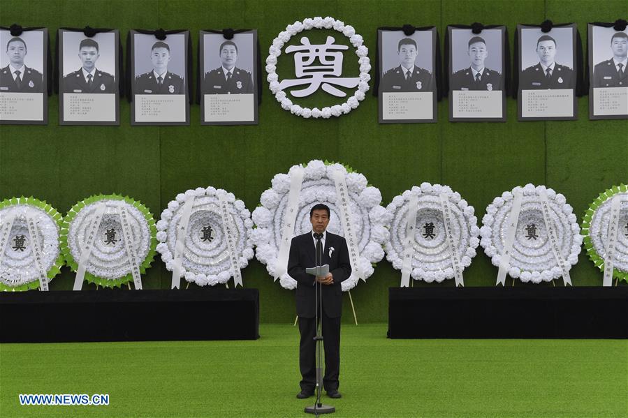 CHINA-SICHUAN-WANG YONG-FOREST FIRE-MEMORIAL SERVICE (CN)