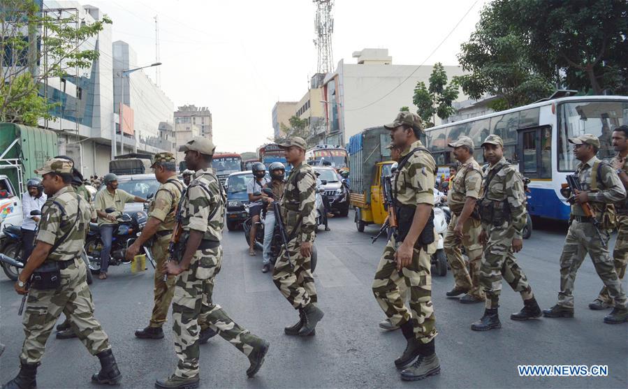 INDIA-BANGALORE-ELECTIONS-SECURITY