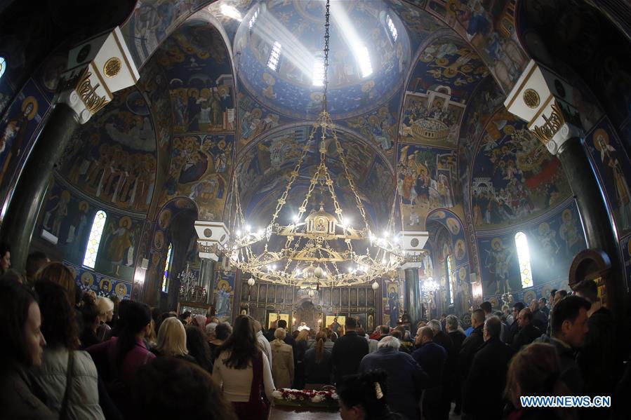 SERBIA-BELGRADE-EASTER MASS