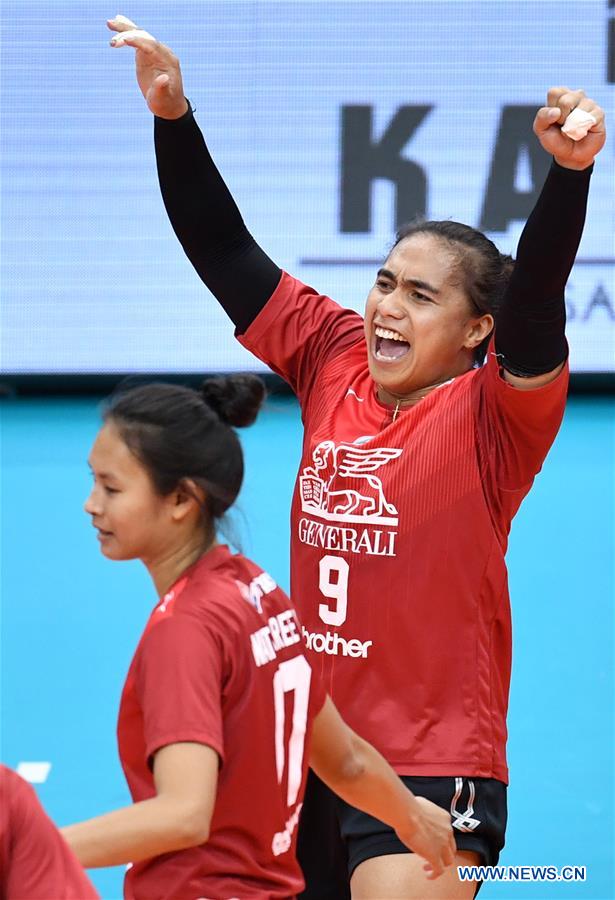 (SP)CHINA-TIANJIN-ASIAN WOMEN'S CLUB VOLLEYBALL CHAMPIONSHIP-JPN VS THA(CN)