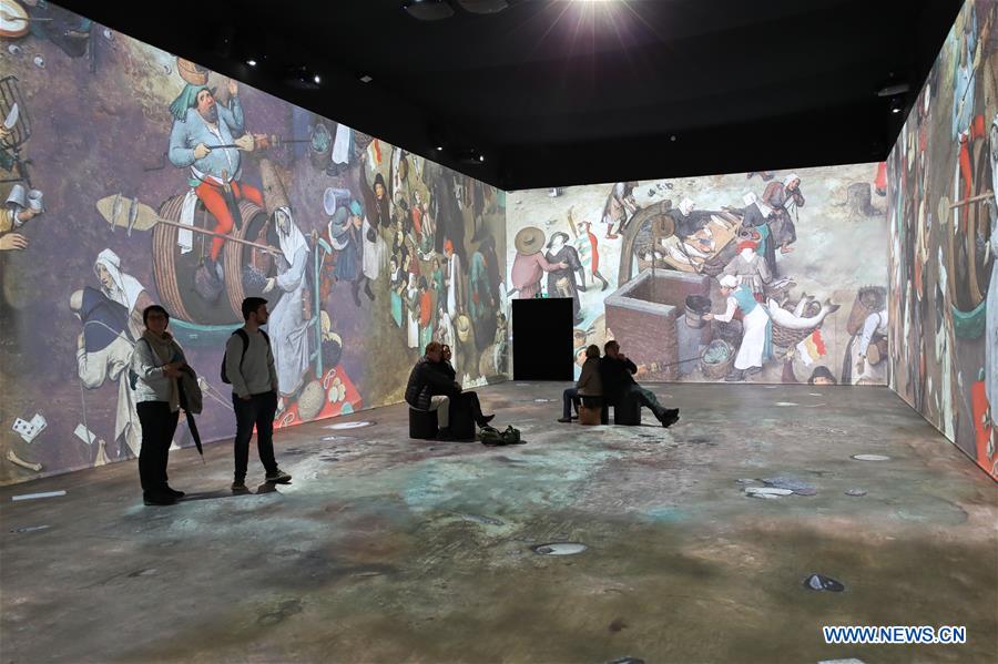 BELGIUM-BRUSSELS-BRUEGEL-IMMERSIVE EXHIBITION