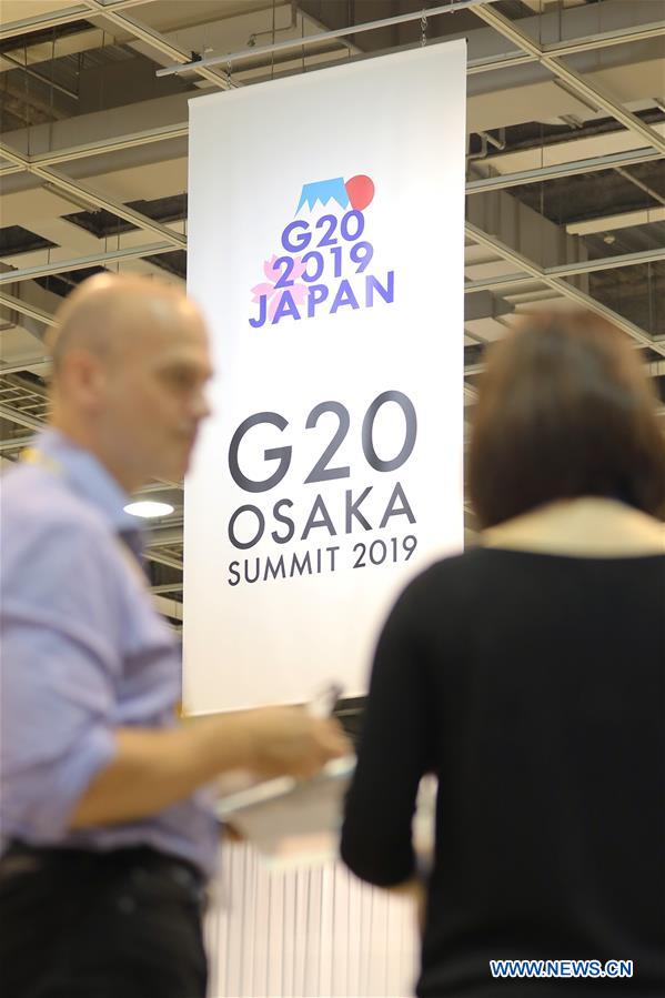 JAPAN-OSAKA-G20-MEDIA CENTER