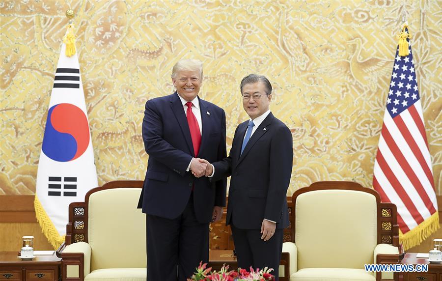 SOUTH KOREA-SEOUL-MOON JAE-IN-DONALD TRUMP-MEETING