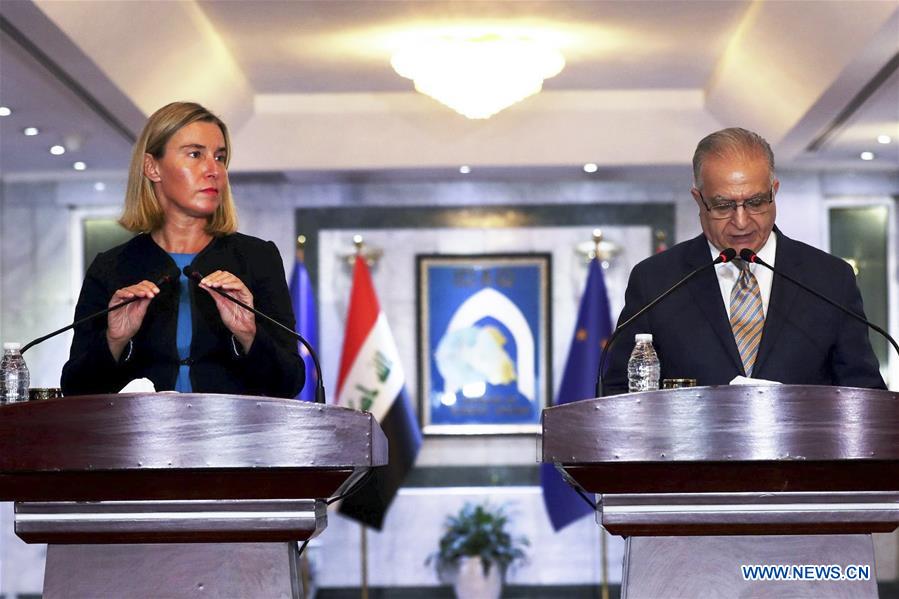 IRAQ-BAGHDAD-EU-MOGHERINI-VISIT