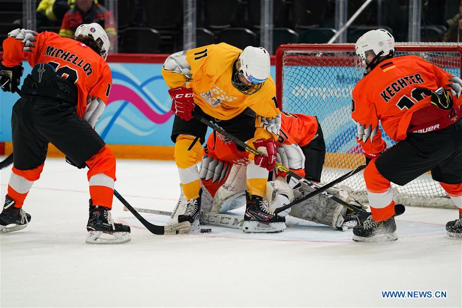 (SP)SWITZERLAND-LAUSANNE-WINTER YOG-ICE HOCKEY-MEN'S 3-ON-3