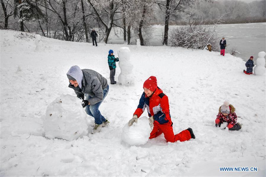 RUSSIA-MOSCOW-SNOW