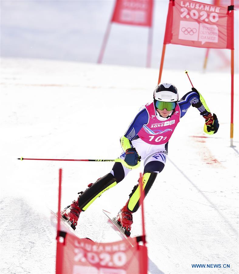 (SP)SWITZERLAND-LES DIABLERETS-WINTER YOG-ALPINE SKIING-PARALLEL MIXED TEAM