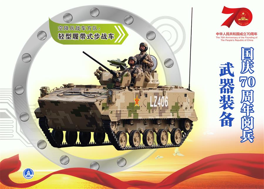 （圖表）[國慶70周年]國慶70周年閱兵——武器裝備（輕型履帶式步戰車）